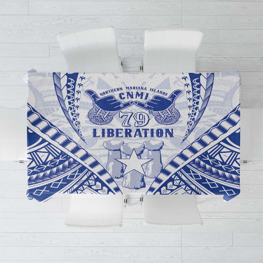 Northern Mariana Islands Liberation Day Tablecloth 79th Anniversary