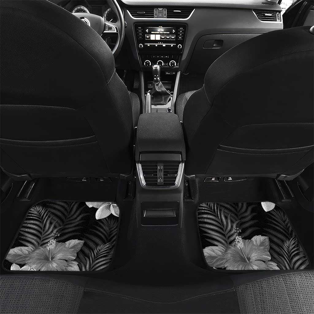 Wallis and Futuna Bastille Day Car Mats Tropical Turtle Hibiscus Polynesian Pattern