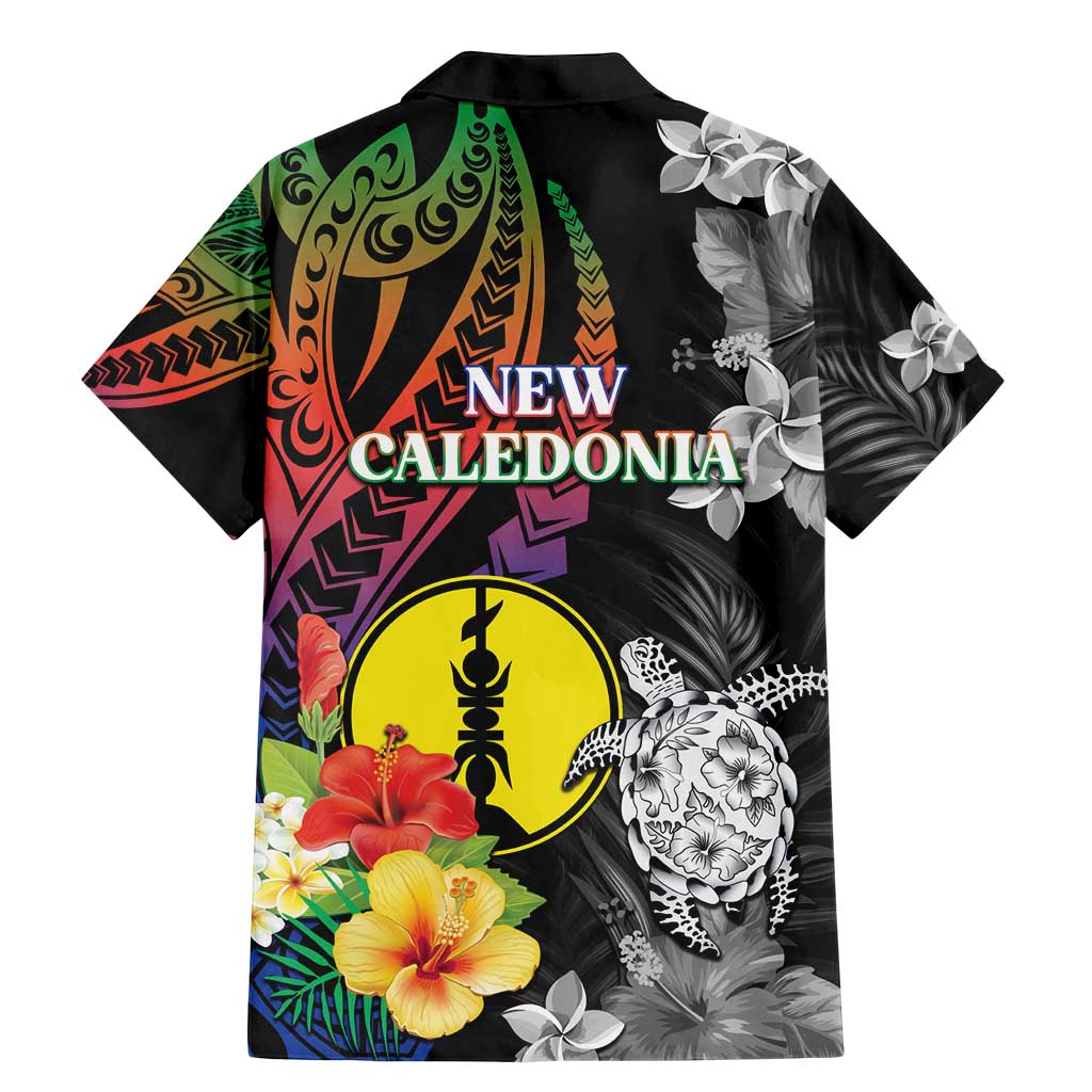 New Caledonia Bastille Day Family Matching Mermaid Dress and Hawaiian Shirt Tropical Turtle Hibiscus Polynesian Pattern