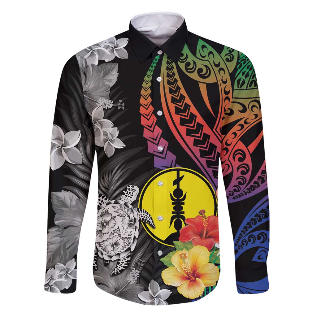 New Caledonia Bastille Day Family Matching Mermaid Dress and Hawaiian Shirt Tropical Turtle Hibiscus Polynesian Pattern