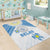 Palau Constitution Day Area Rug Polynesian Turtle