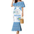 Personalised Palau Constitution Day Family Matching Mermaid Dress and Hawaiian Shirt Polynesian Turtle