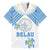 Personalised Palau Constitution Day Family Matching Tank Maxi Dress and Hawaiian Shirt Polynesian Turtle