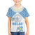 Personalised Palau Constitution Day Family Matching Tank Maxi Dress and Hawaiian Shirt Polynesian Turtle