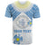 Personalised Palau Constitution Day T Shirt Polynesian Turtle