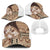 Samoa Siapo Elegant Baseball Net Cap Hibiscus Chocolate Brown Motifs - Polynesian Pride