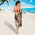 Samoa Siapo Elegant Sarong Hibiscus Chocolate Brown Motifs - Polynesian Pride