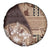 Samoa Siapo Elegant Spare Tire Cover Hibiscus Chocolate Brown Motifs - Polynesian Pride