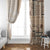 Samoa Siapo Elegant Window Curtain Hibiscus Beige Motifs - Polynesian Pride