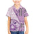 Samoa Siapo Elegant Family Matching Mermaid Dress and Hawaiian Shirt Hibiscus Violet Motifs - Polynesian Pride