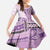 Samoa Siapo Elegant Family Matching Tank Maxi Dress and Hawaiian Shirt Hibiscus Violet Motifs - Polynesian Pride