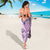 Samoa Siapo Elegant Sarong Hibiscus Violet Motifs - Polynesian Pride