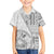 Samoa Siapo Elegant Family Matching Off Shoulder Maxi Dress and Hawaiian Shirt Hibiscus White Motifs - Polynesian Pride