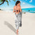 Samoa Siapo Elegant Sarong Hibiscus White Motifs - Polynesian Pride