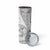 Samoa Siapo Elegant Skinny Tumbler Hibiscus White Motifs - Polynesian Pride