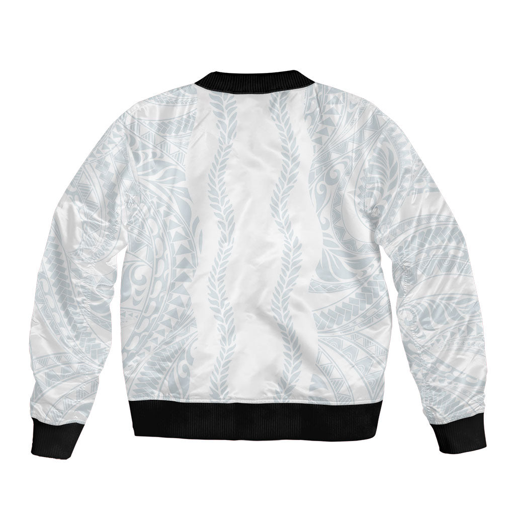 Samoa Lotu Tamaiti Bomber Jacket Teuila With Tribal Motifs