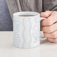 Samoa Lotu Tamaiti Ceramic Mug Teuila With Tribal Motifs