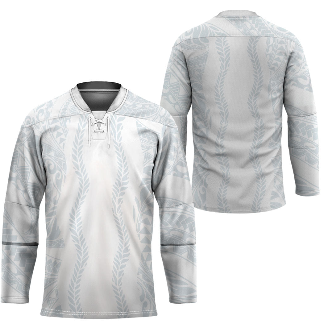 Samoa Lotu Tamaiti Hockey Jersey Teuila With Tribal Motifs