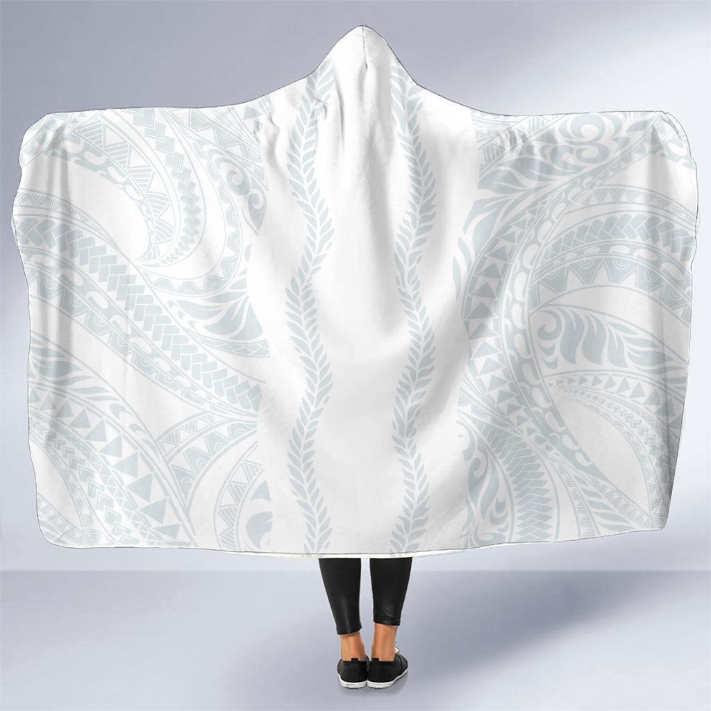 Samoa Lotu Tamaiti Hooded Blanket Teuila With Tribal Motifs