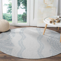 Samoa Lotu Tamaiti Round Carpet Teuila With Tribal Motifs