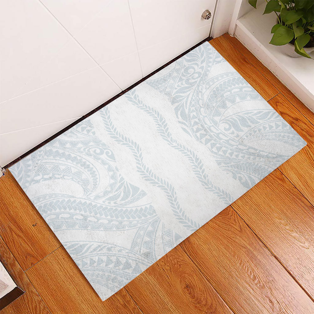 Samoa Lotu Tamaiti Rubber Doormat Teuila With Tribal Motifs