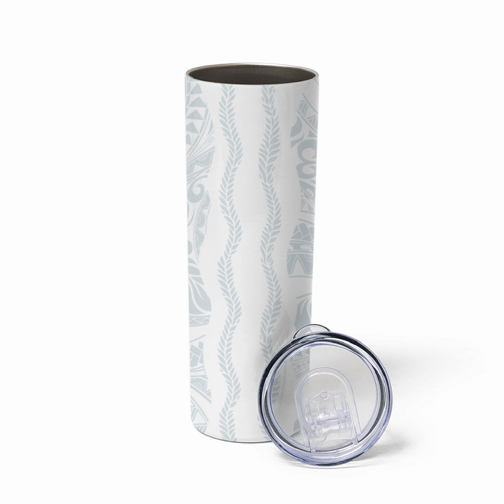 Samoa Lotu Tamaiti Skinny Tumbler Teuila With Tribal Motifs