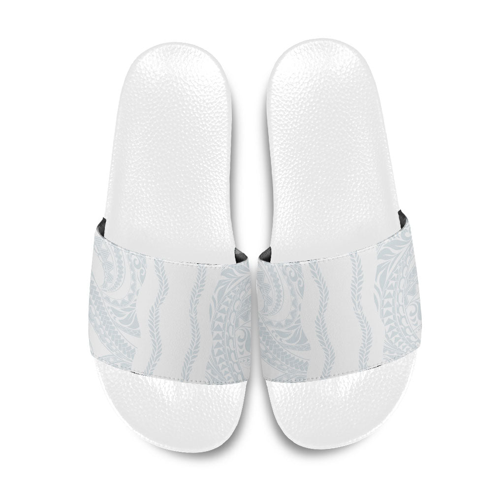 Samoa Lotu Tamaiti Slide Sandals Teuila With Tribal Motifs