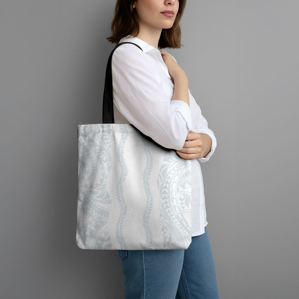 Samoa Lotu Tamaiti Tote Bag Teuila With Tribal Motifs