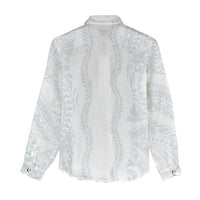 Samoa Lotu Tamaiti Women Casual Shirt Teuila With Tribal Motifs