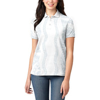 Samoa Lotu Tamaiti Women Polo Shirt Teuila With Tribal Motifs