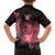 Breast Cancer Family Matching Tank Maxi Dress and Hawaiian Shirt Survivor Polynesian Ribbon Butterfly LT05 - Polynesian Pride