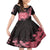Breast Cancer Family Matching Tank Maxi Dress and Hawaiian Shirt Survivor Polynesian Ribbon Butterfly LT05 Daughter's Dress Pink - Polynesian Pride