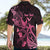 Personalized Breast Cancer Awareness Hawaiian Shirt Ribbon Polynesian Pattern Black Version LT05 - Polynesian Pride