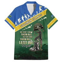 Solomon Islands Remembrance Day Family Matching Summer Maxi Dress and Hawaiian Shirt Lest We Forget