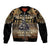 Polynesia Veterans Day Bomber Jacket Thank You Veterans Polynesian Pattern