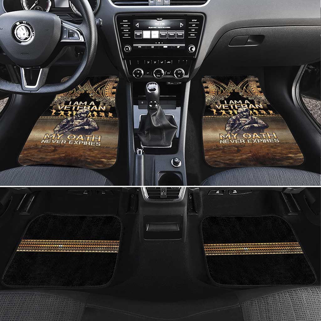 Polynesia Veterans Day Car Mats Thank You Veterans Polynesian Pattern