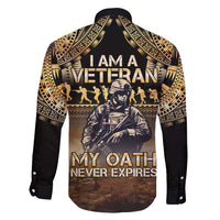 Polynesia Veterans Day Family Matching Long Sleeve Bodycon Dress and Hawaiian Shirt Thank You Veterans Polynesian Pattern LT05 - Polynesian Pride