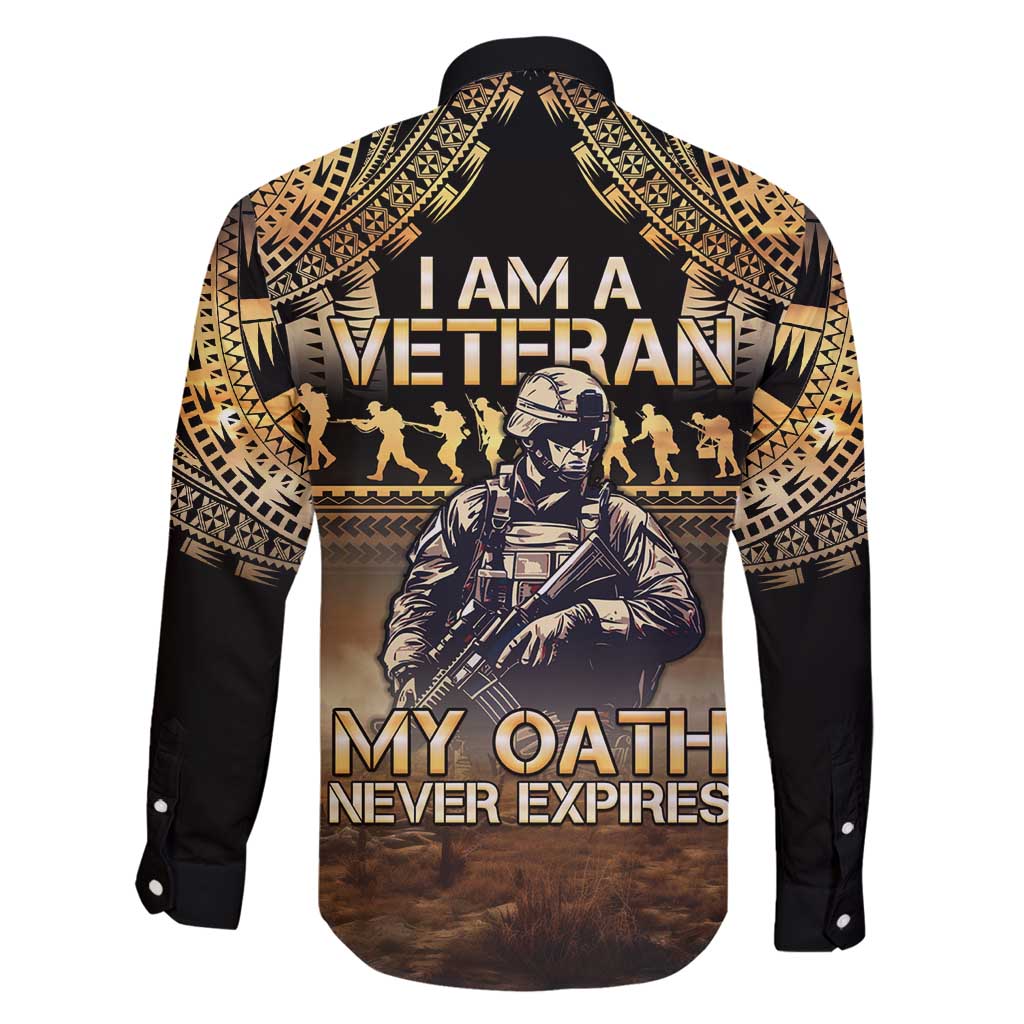 Polynesia Veterans Day Family Matching Tank Maxi Dress and Hawaiian Shirt Thank You Veterans Polynesian Pattern