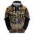 Polynesia Veterans Day Zip Hoodie Thank You Veterans Polynesian Pattern