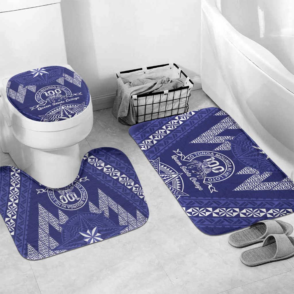 Queen Salote College Centenary Bathroom Set Tongan Kupesi Pattern - Polynesian Pride