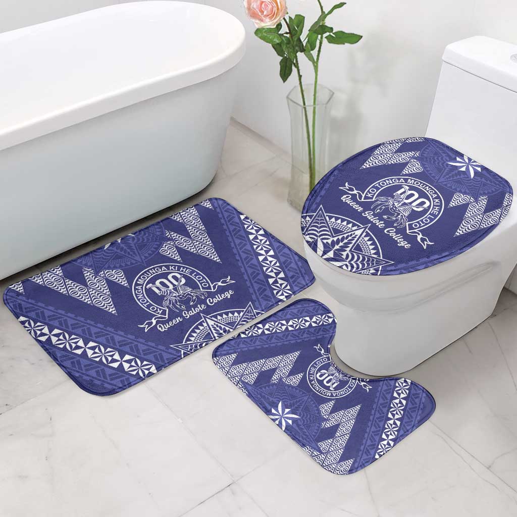Queen Salote College Centenary Bathroom Set Tongan Kupesi Pattern - Polynesian Pride