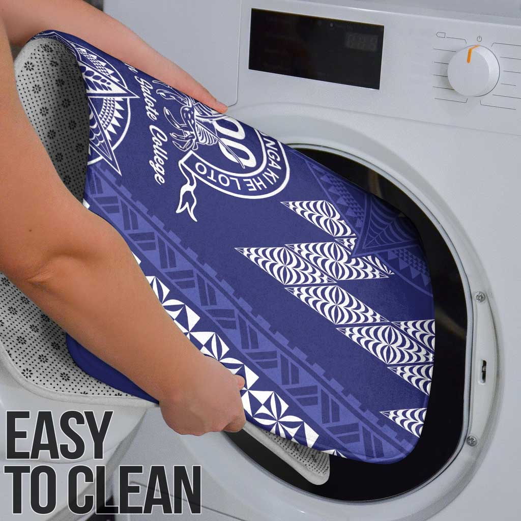 Queen Salote College Centenary Bathroom Set Tongan Kupesi Pattern - Polynesian Pride