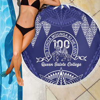 Queen Salote College Centenary Beach Blanket Tongan Kupesi Pattern - Polynesian Pride