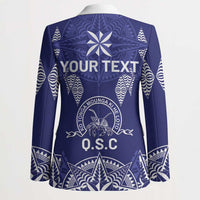 Personalised Queen Salote College Centenary Blazer Tongan Kupesi Pattern - Polynesian Pride