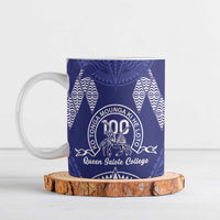 Personalised Queen Salote College Centenary Ceramic Mug Tongan Kupesi Pattern - Polynesian Pride