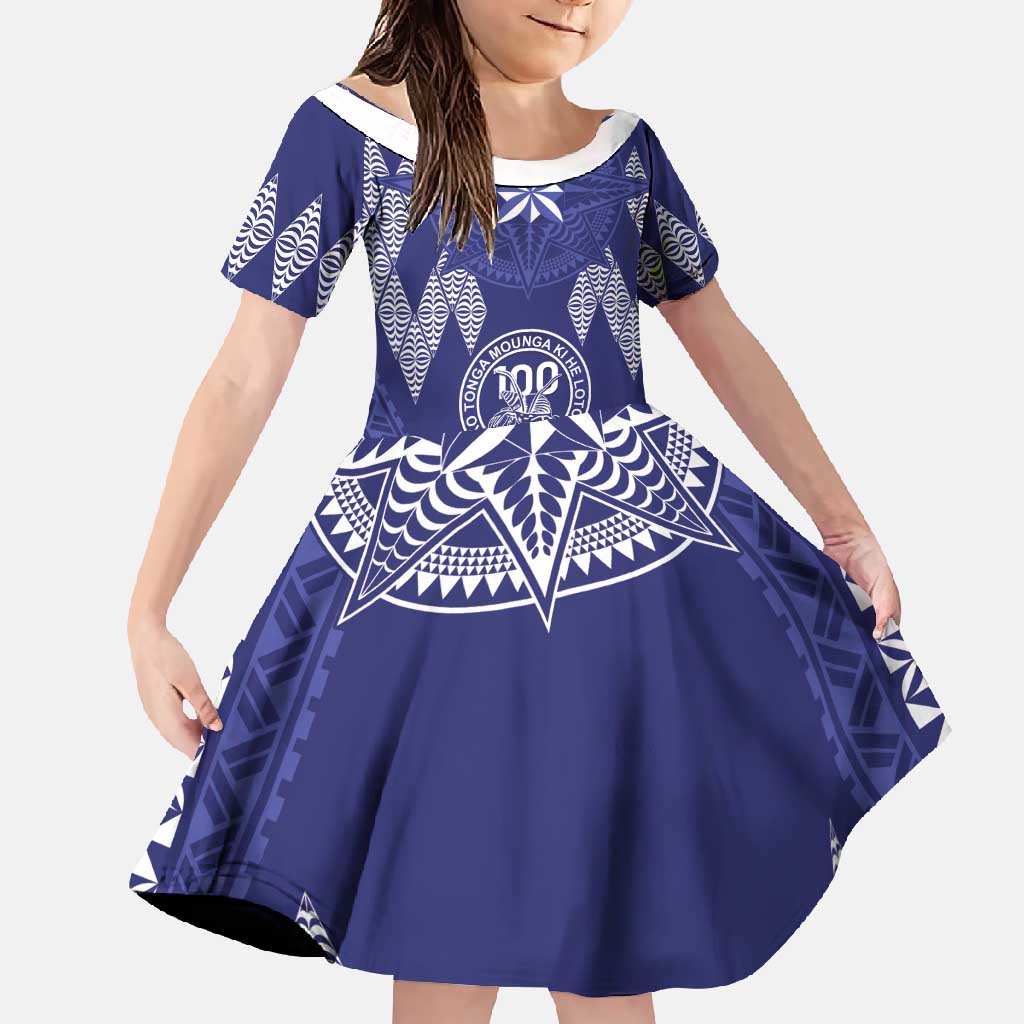 Personalised Queen Salote College Centenary Family Matching Mermaid Dress and Hawaiian Shirt Tongan Kupesi Pattern - Polynesian Pride