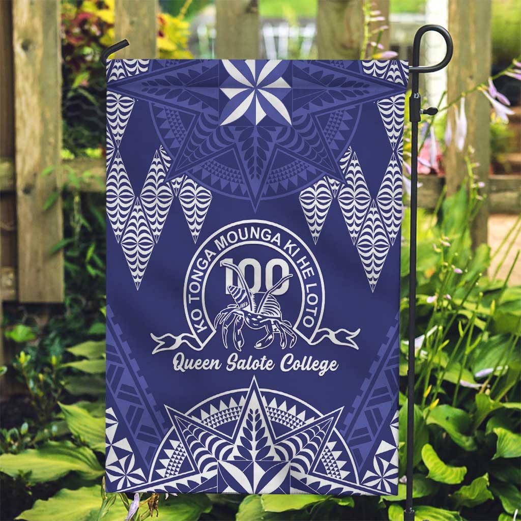 Queen Salote College Centenary Garden Flag Tongan Kupesi Pattern - Polynesian Pride