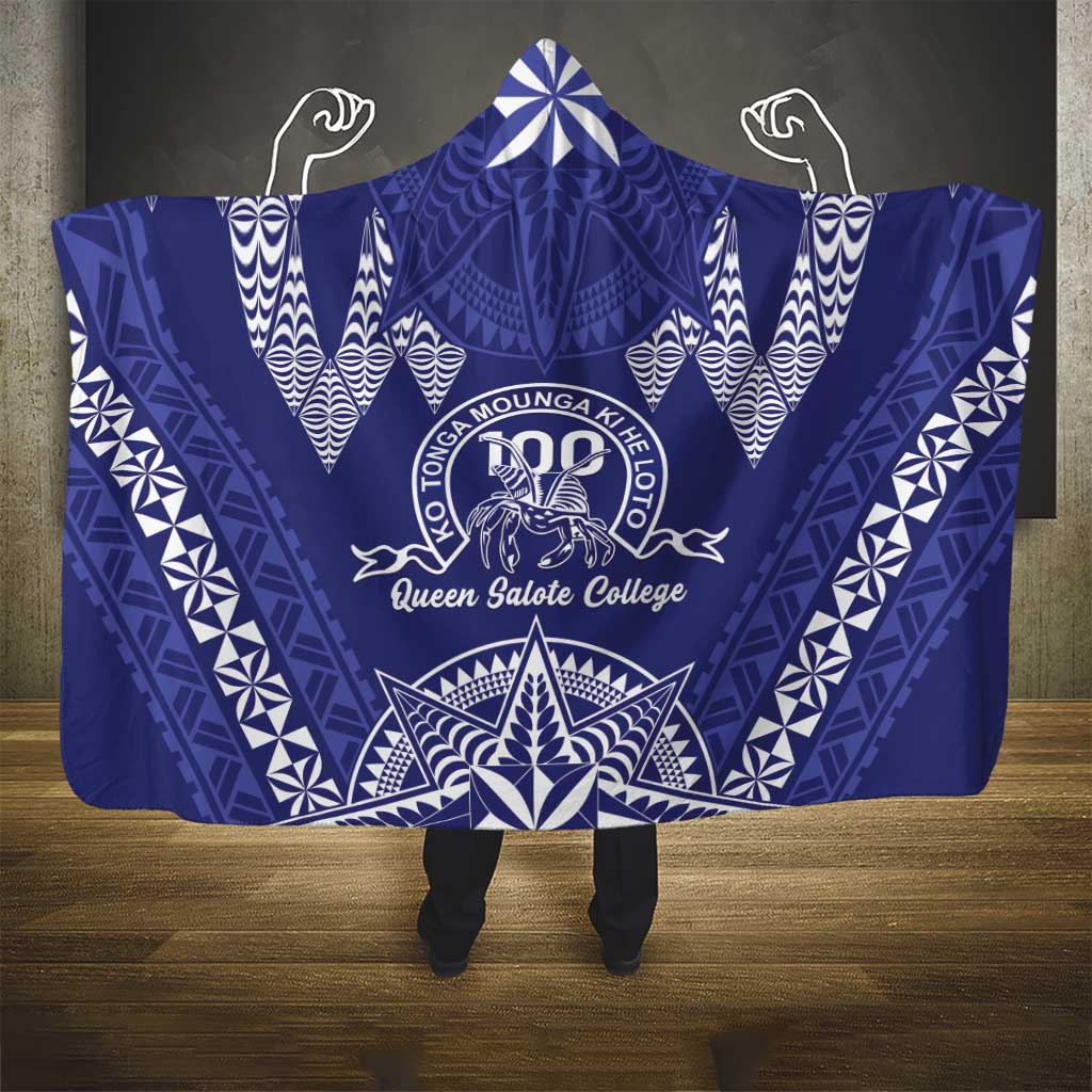 Queen Salote College Centenary Hooded Blanket Tongan Kupesi Pattern - Polynesian Pride
