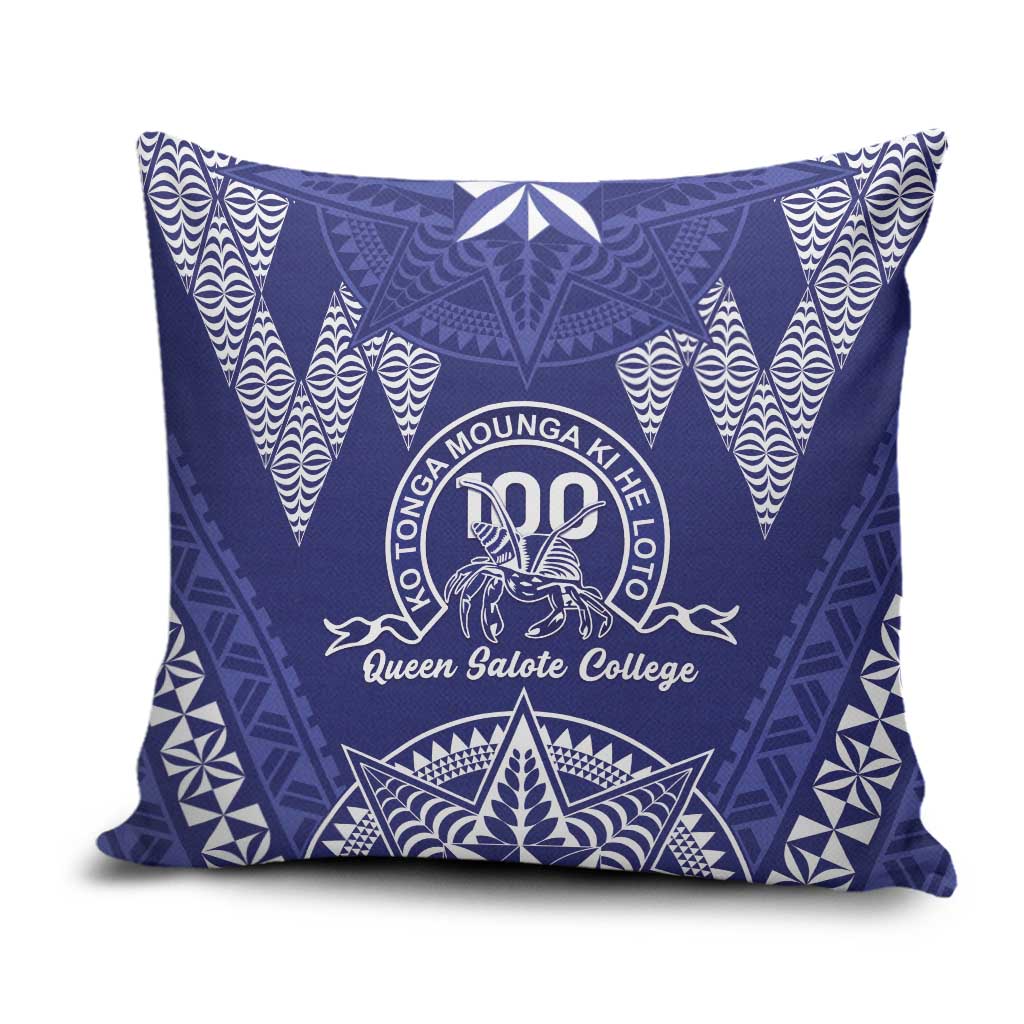 Queen Salote College Centenary Pillow Cover Tongan Kupesi Pattern - Polynesian Pride