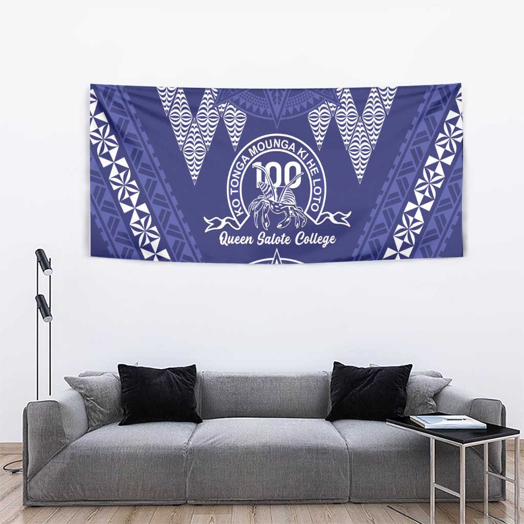 Queen Salote College Centenary Tapestry Tongan Kupesi Pattern - Polynesian Pride